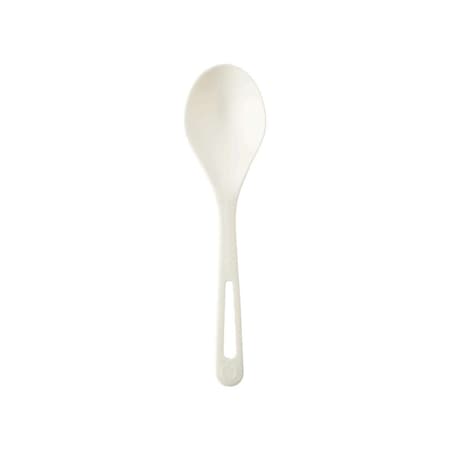 World Centric World Centric TPLA Compostable Corn Starch Soup Spoon, PK1000 SO-PS-B